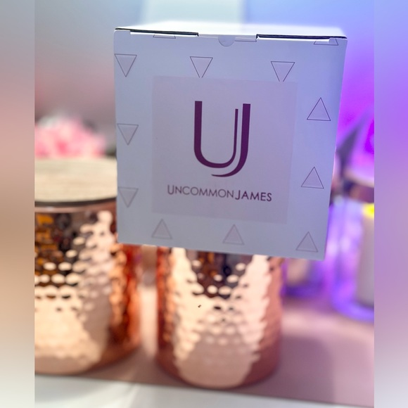 Uncommon James hammered copper canister set - Picture 2 of 4